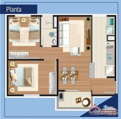 Apartamento, 2 quartos, 56 m² - Foto 4