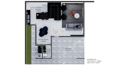 Sobrado, 3 quartos, 198 m² - Foto 2