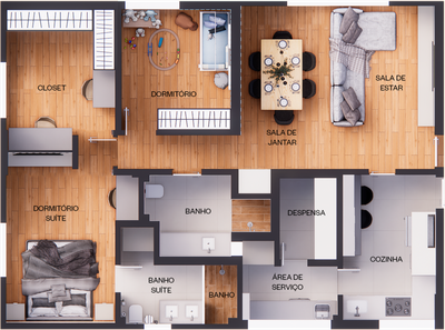 Apartamento, 3 quartos, 103 m² - Foto 4