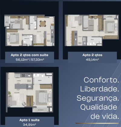Apartamento, 2 quartos, 50 m² - Foto 4
