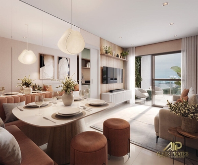 Apartamento, 2 quartos, 56 m² - Foto 2