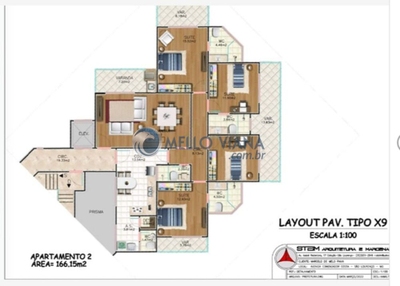 Apartamento, 4 quartos, 166 m² - Foto 1