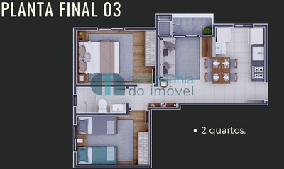 Apartamento, 3 quartos, 59 m² - Foto 2