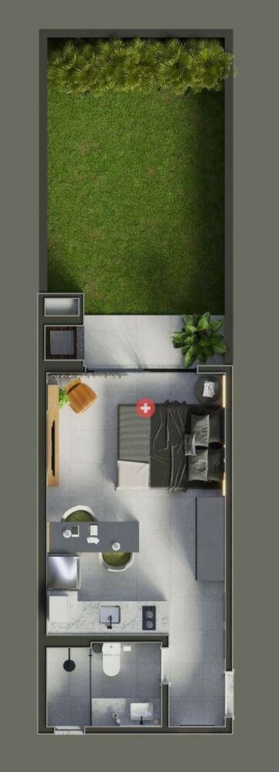 Apartamento, 1 quarto, 45 m² - Foto 2