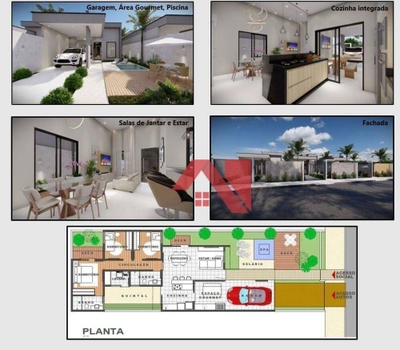 Casa, 3 quartos, 108 m² - Foto 2