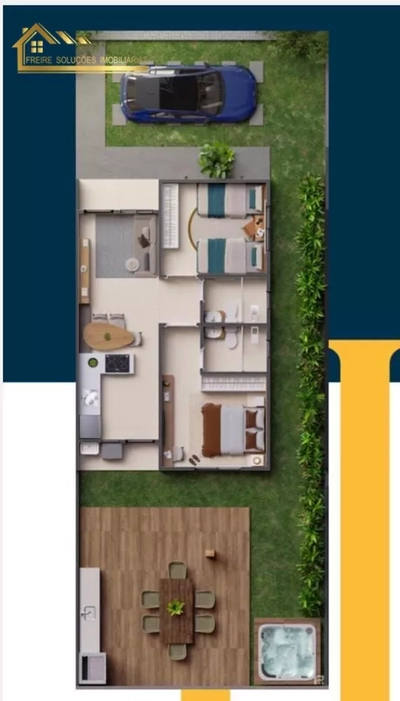 Casa, 2 quartos, 50 m² - Foto 4