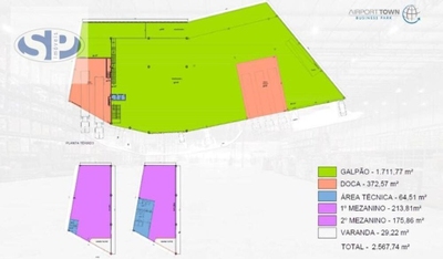Depósito-Galpão, 1711 m² - Foto 1