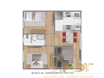 Apartamento, 2 quartos, 51 m² - Foto 2
