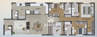 Cobertura, 3 quartos, 266 m² - Foto 3