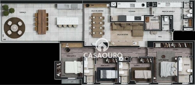 Apartamento, 4 quartos, 184 m² - Foto 1