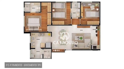 Apartamento, 3 quartos, 83 m² - Foto 4