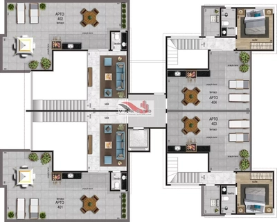 Apartamento, 2 quartos, 128 m² - Foto 3