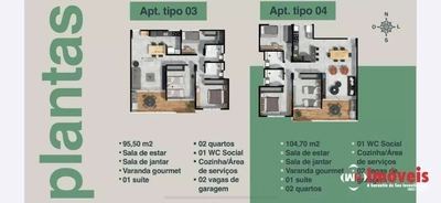 Apartamento, 3 quartos, 104 m² - Foto 2