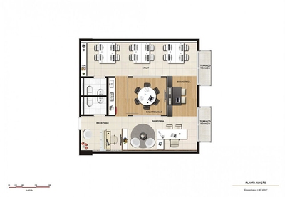 Sala-Conjunto, 38 m² - Foto 3