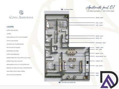 Apartamento, 3 quartos, 147 m² - Foto 5