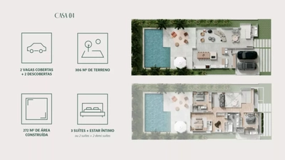 Casa de Condomínio, 4 quartos - Foto 4