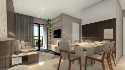 Apartamento, 1 quarto, 58 m² - Foto 1