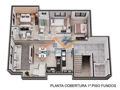 Cobertura, 3 quartos, 170 m² - Foto 2