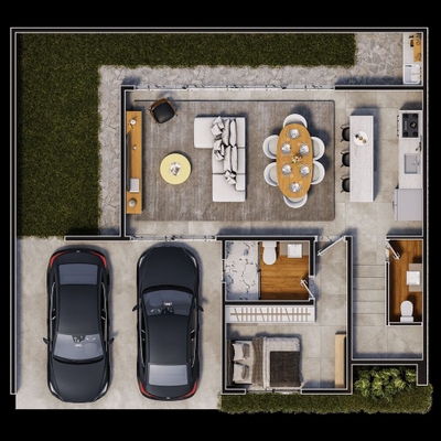 Casa, 3 quartos, 8572 m² - Foto 3