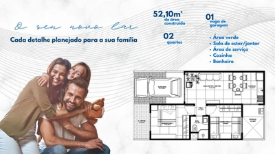 Casa, 2 quartos, 52 m² - Foto 2