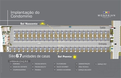 Casa de Condomínio, 3 quartos - Foto 2