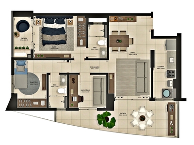 Apartamento, 3 quartos, 84 m² - Foto 2