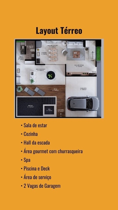 Casa, 3 quartos, 200 m² - Foto 3