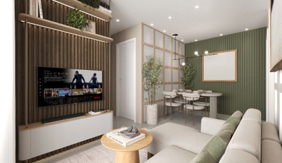 Apartamento, 2 quartos, 42 m² - Foto 2