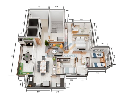 Apartamento, 3 quartos, 106 m² - Foto 4