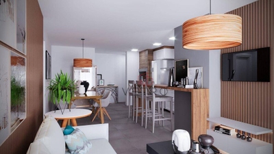 Apartamento, 1 quarto, 59 m² - Foto 1