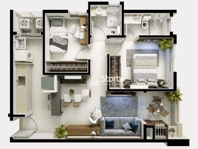 Apartamento, 2 quartos, 67 m² - Foto 3