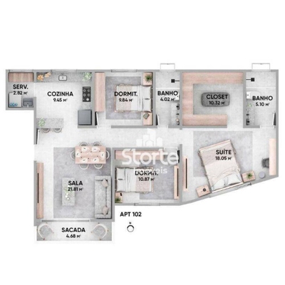 Cobertura, 3 quartos, 230 m² - Foto 4