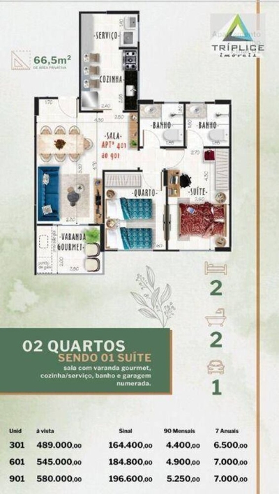 Apartamento, 2 quartos, 72 m² - Foto 5