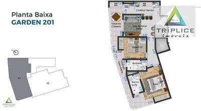 Apartamento, 2 quartos, 75 m² - Foto 2