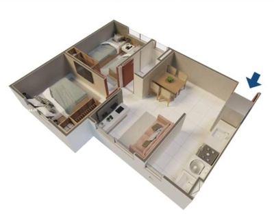 Apartamento, 2 quartos - Foto 2