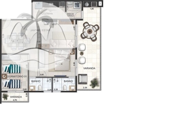 Apartamento, 2 quartos, 86 m² - Foto 4