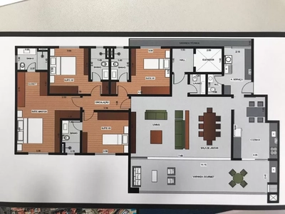 Apartamento, 4 quartos, 190 m² - Foto 3