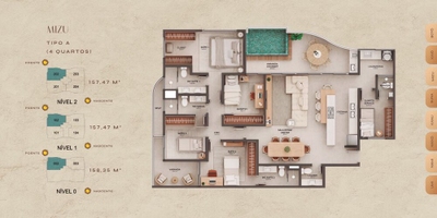 Apartamento, 4 quartos, 143 m² - Foto 1