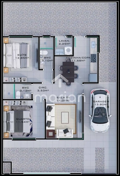 Casa, 1 quarto, 84 m² - Foto 4