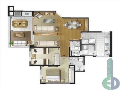 Apartamento, 2 quartos, 83 m² - Foto 2