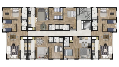 Apartamento, 2 quartos, 60 m² - Foto 2