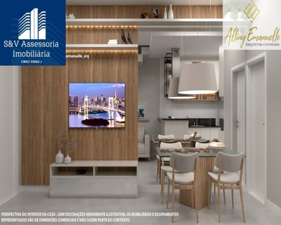 Casa, 2 quartos, 57 m² - Foto 1