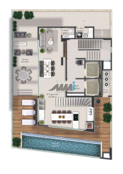 Apartamento, 3 quartos, 165 m² - Foto 3