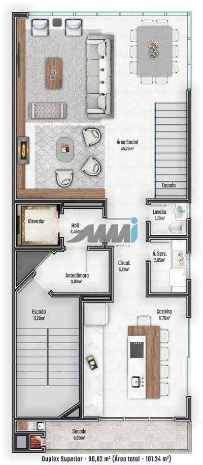 Apartamento, 4 quartos, 174 m² - Foto 4