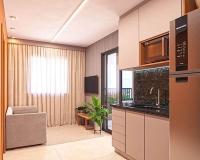 Apartamento, 1 quarto, 32 m² - Foto 2