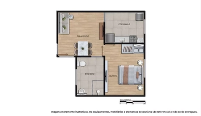 Apartamento, 2 quartos, 55 m² - Foto 2