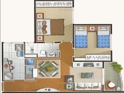 Apartamento, 2 quartos - Foto 4