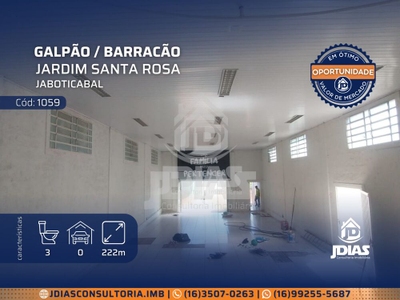 Depósito-Galpão, 222 m² - Foto 1