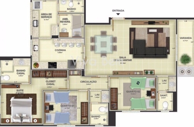 Apartamento, 3 quartos, 125 m² - Foto 4