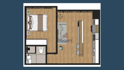 Apartamento, 1 quarto, 58 m² - Foto 2